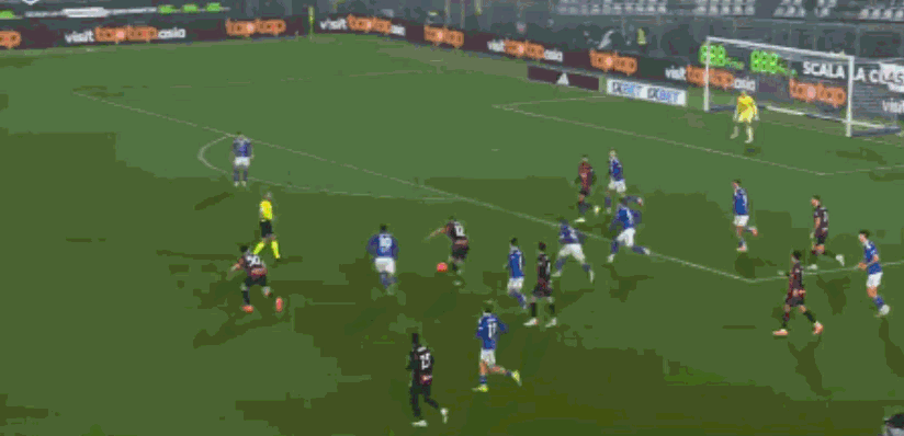 拉比奥贴地斩梅开二度，AC米兰3-1科莫