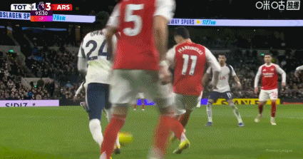 哲凯赖什梅开二度，热刺1-4阿森纳