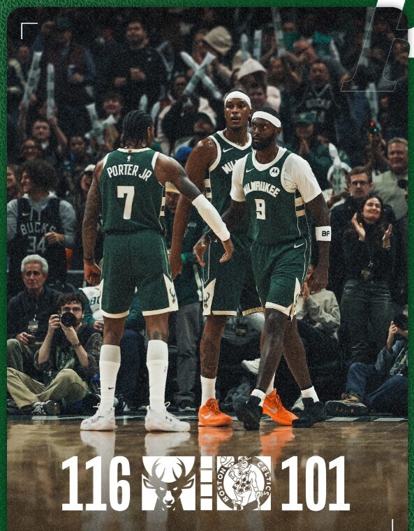 雄鹿116-101凯尔特人