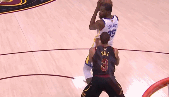 杜兰特强扭蛮腰翻身跳投