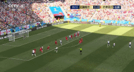 图4：定位球进攻，英格兰队的新利器。