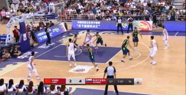 胡金秋的篮下单打