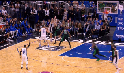 魔术队福尼耶虚虚实实击地妙传戈登双手背扣