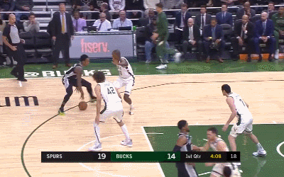 德罗赞流畅转身上篮命中