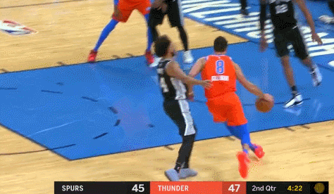 加里纳利突破背身暴扣