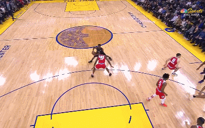 威金斯强突巴恩斯打成上篮2+1