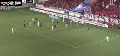 大阪樱花费尔南德斯开出任意球，中岛元彦头球破门，京都不死鸟2-3大阪樱花
