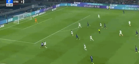 巴尔科拉破门，巴黎圣日耳曼1-0斯特拉斯堡