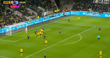 贝勒加德铲射破门，曼联1-1狼队