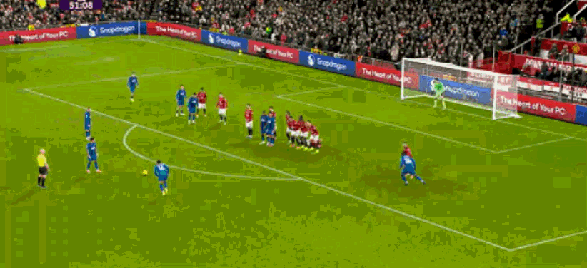 塔韦尼耶任意球破门，曼联2-3伯恩茅斯