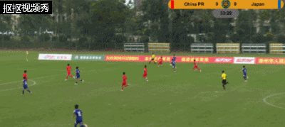 沢口荣太破门，中国0-1日本