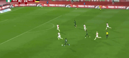 亚当斯破门，尼日利亚4-0莫桑比克