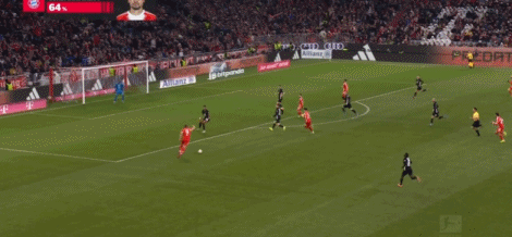 凯恩禁区前搓射死角破门，拜仁6-1沃尔夫斯堡