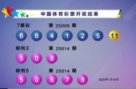 体彩开奖详情