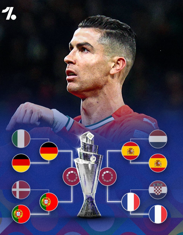 欧国联四强对阵