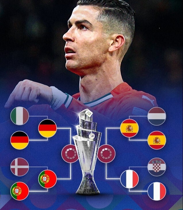 欧国联四强对阵