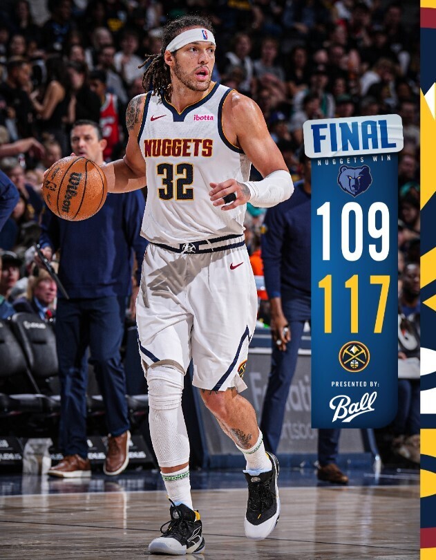 NBA赛程：掘金117:109灰熊