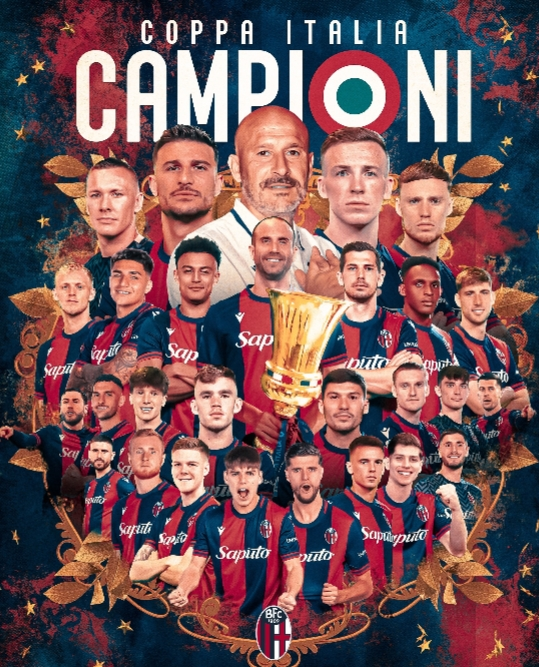 24-25赛季意大利杯冠军—博洛尼亚