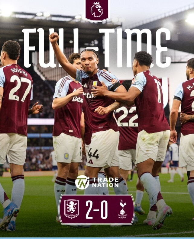 阿斯顿维拉2-0热刺