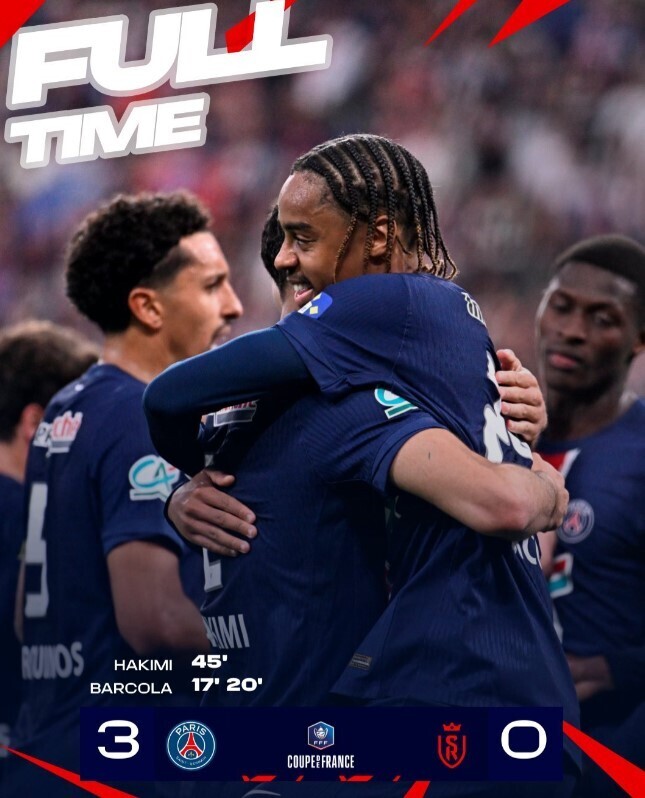 巴黎圣日耳曼3-0兰斯