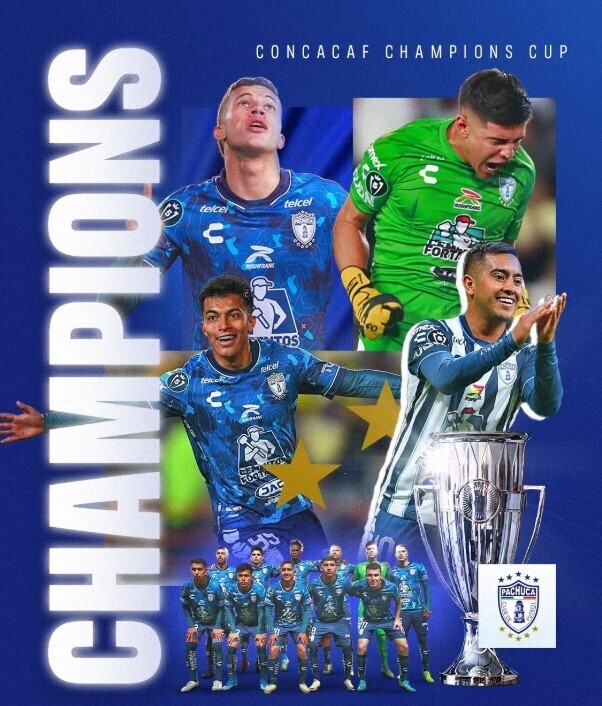 2024年帕丘卡夺得队史第六座中北美冠冠军