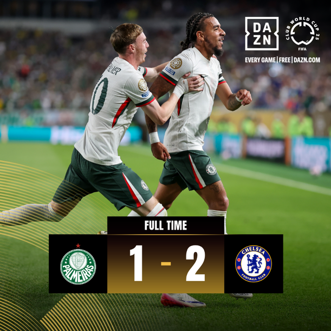 帕尔梅拉斯1-2切尔西