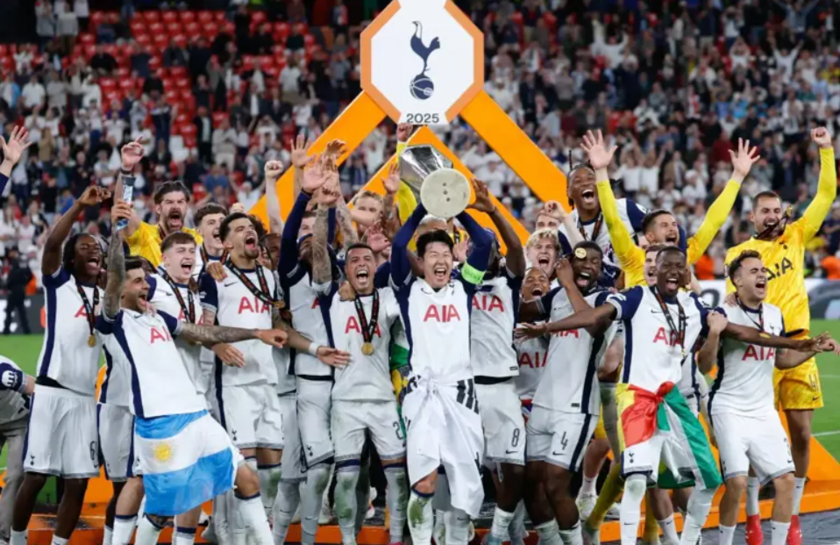 热刺夺得2024/25赛季欧联杯冠军后孙兴慜宣布离队