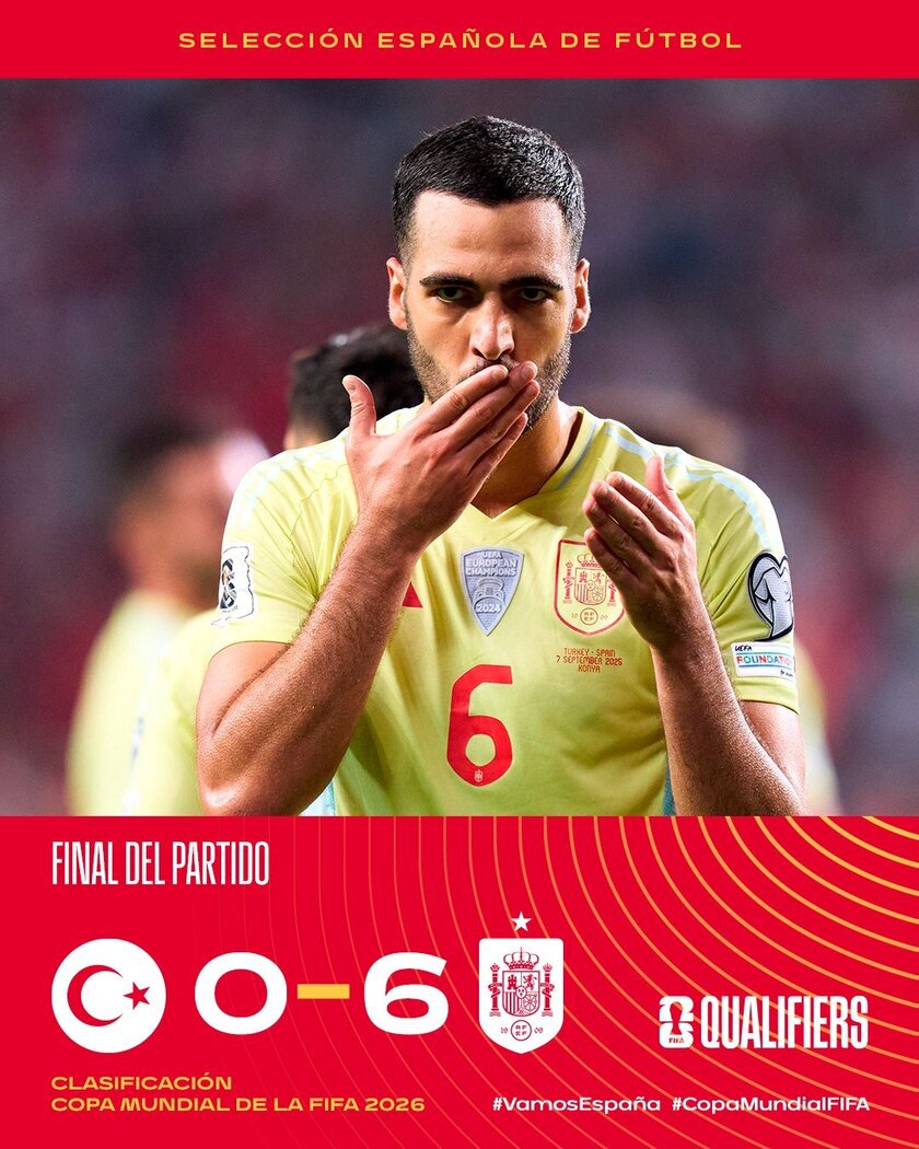 西班牙6-0土耳其