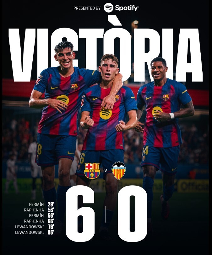 巴塞罗那6-0巴伦西亚