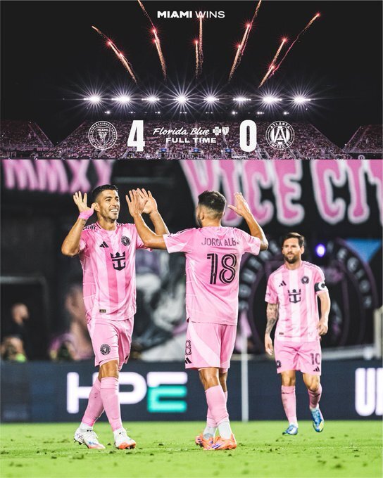 迈阿密国际4-0亚特兰大联