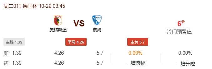 奥格斯堡VS波鸿