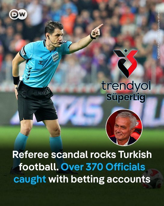 穆里尼奥批评土耳其裁判