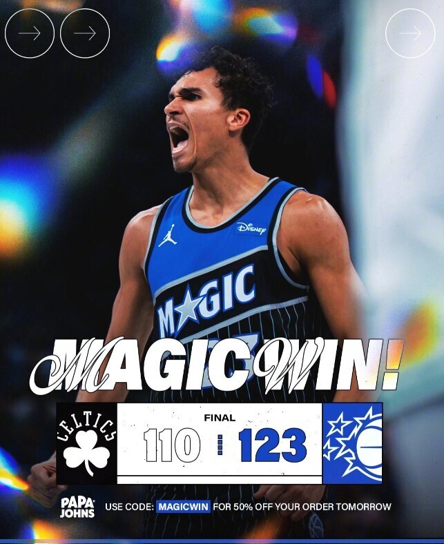 魔术123-110凯尔特人