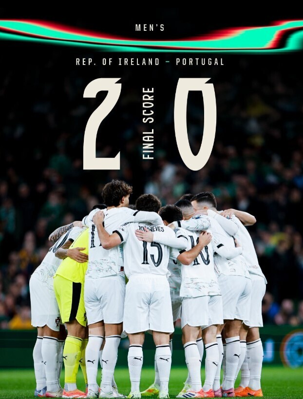 爱尔兰2-0葡萄牙