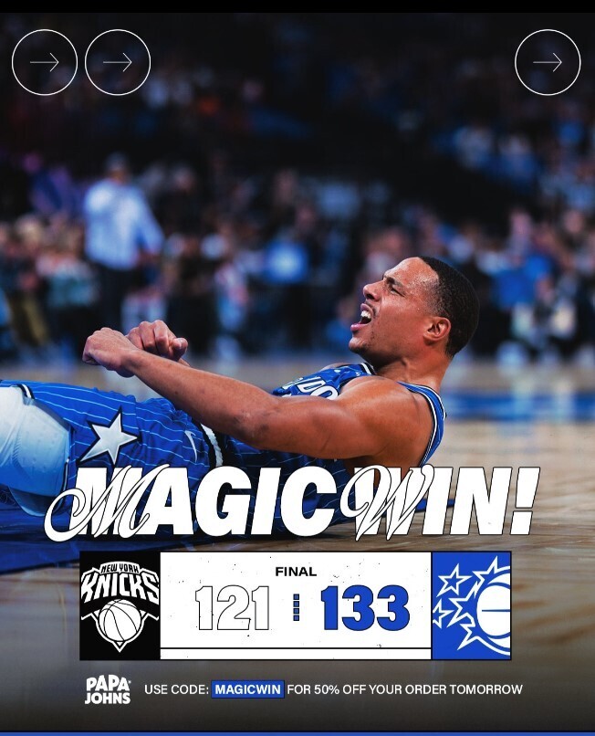 魔术133-121尼克斯