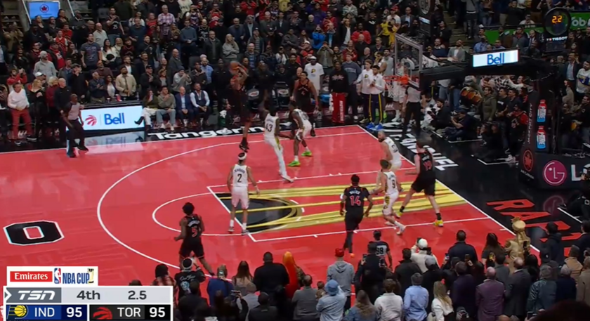 猛龙VS步行者英格拉姆中距离准绝杀