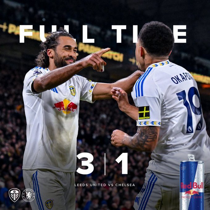 切尔西1-3利兹联