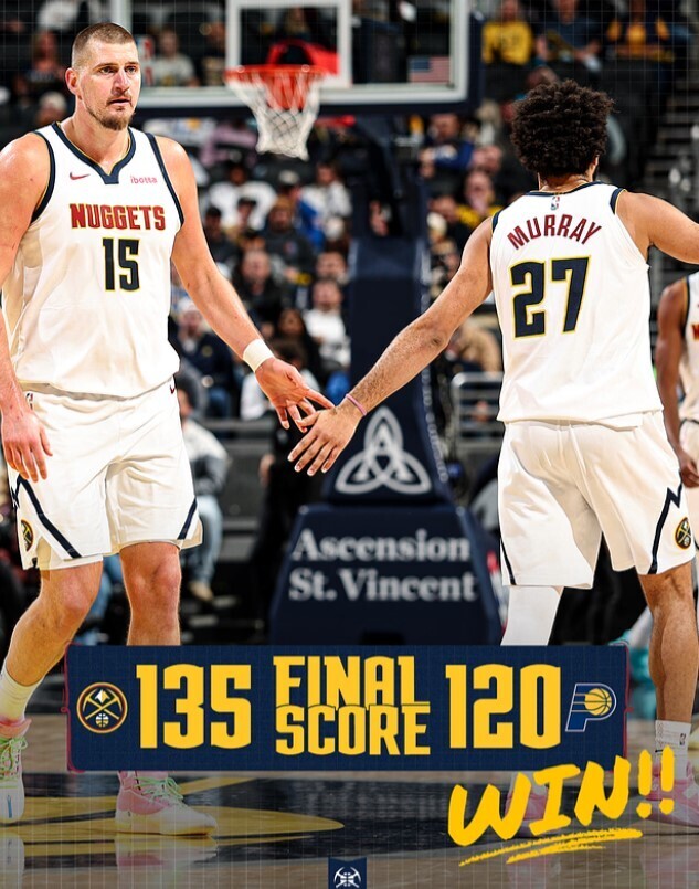 掘金135-120步行者