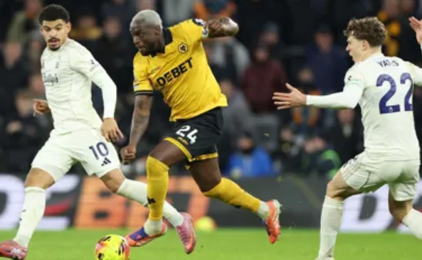 狼队0-1诺丁汉森林