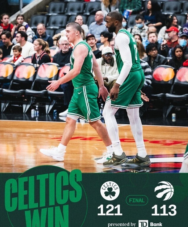 凯尔特人121-113猛龙