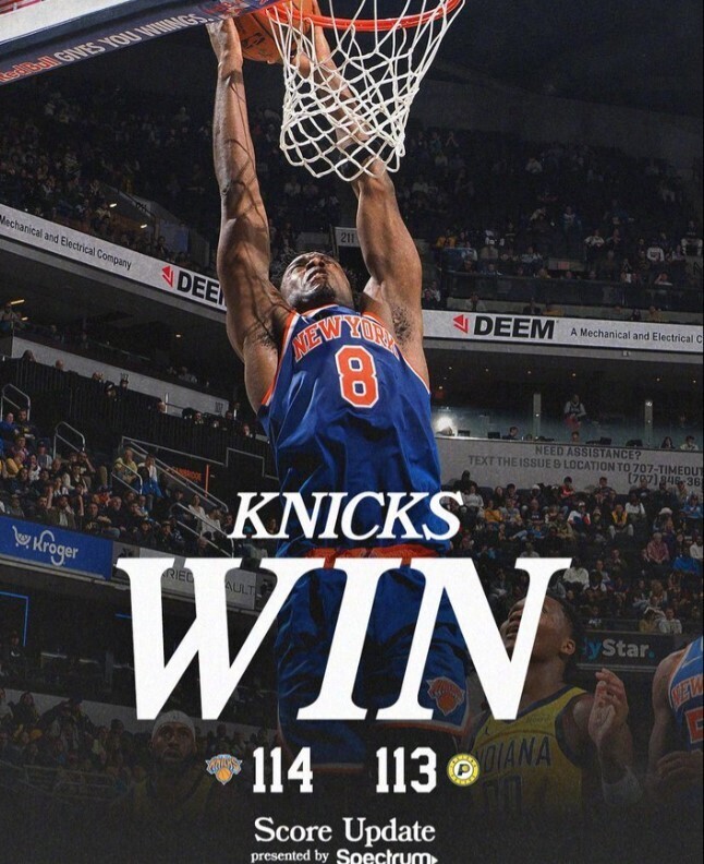 尼克斯114-113步行者