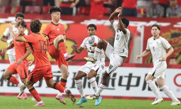 中国U23VS东帝汶U23
