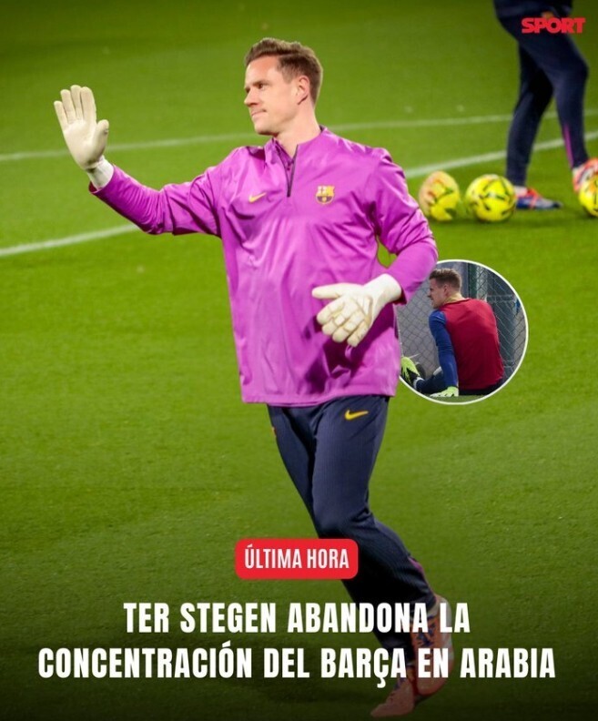 特尔施特根受伤