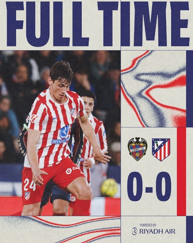 马德里竞技0-0莱万特