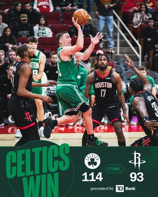 凯尔特人103-82火箭