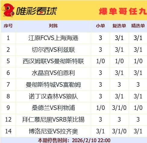 爆单哥26029期小单和复选单