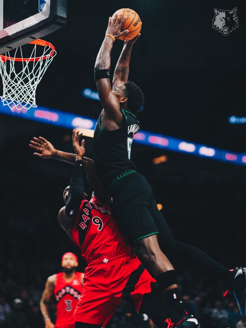 森林115-107猛龙，爱德华兹再度上演隔扣好戏