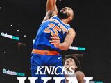 NBA-尼克斯客场128-125险擒老鹰，双核合砍70分阿努诺比制胜